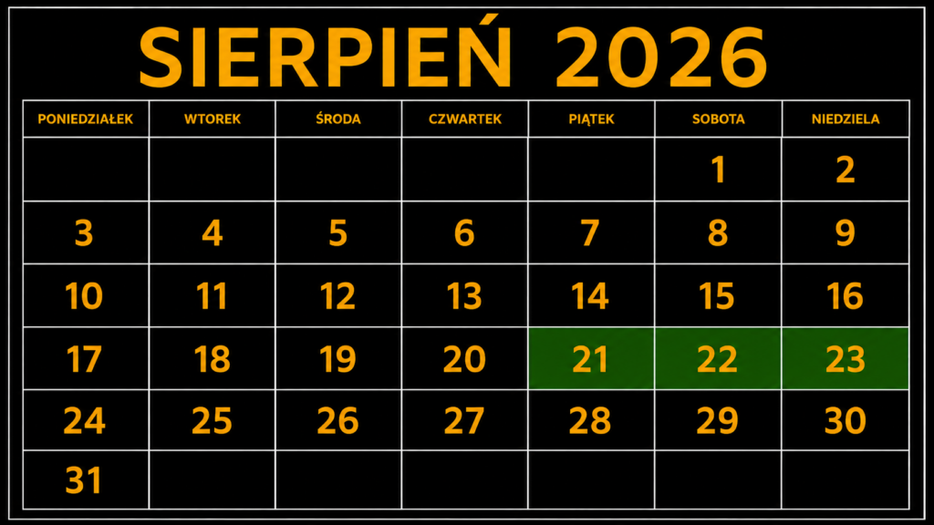 kalendarz sierpien